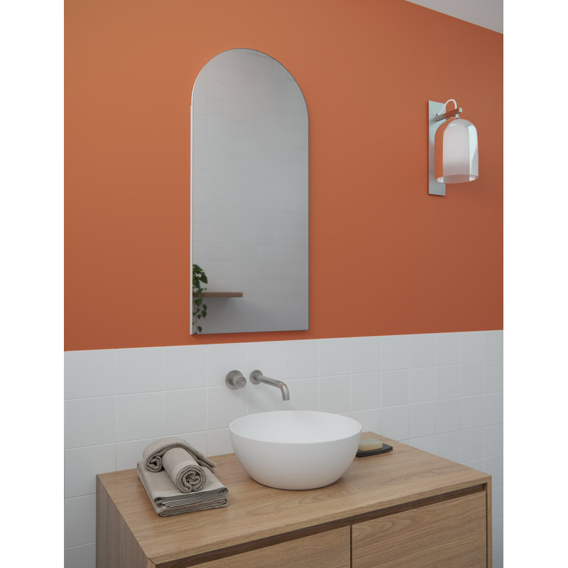 Glass Warehouse Recessed Frameless Single Door Medicine with